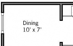 3C - 2 Bedroom 2 Bath Floor Plan Layout - 1345 Square Feet